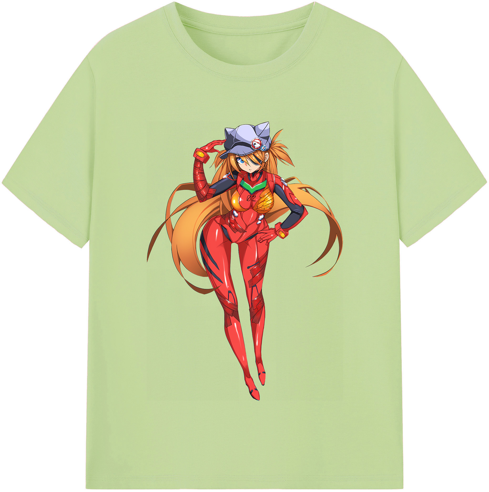 （画像用） EVA 新世紀エヴァンゲリオン 綿100％半袖Tシャツ（フロントプリント）
